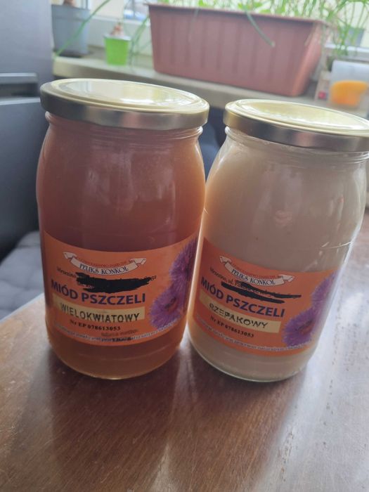 Miód pszczeli z ogrodu