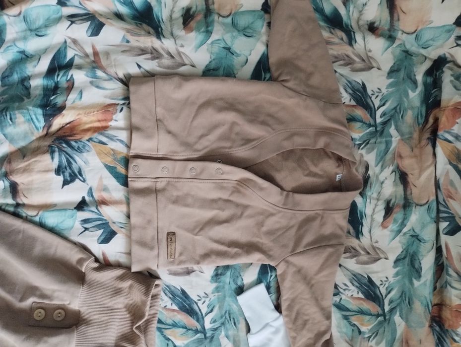 Elegancki komplecik na chrzest dla chłopca rozmiar  74