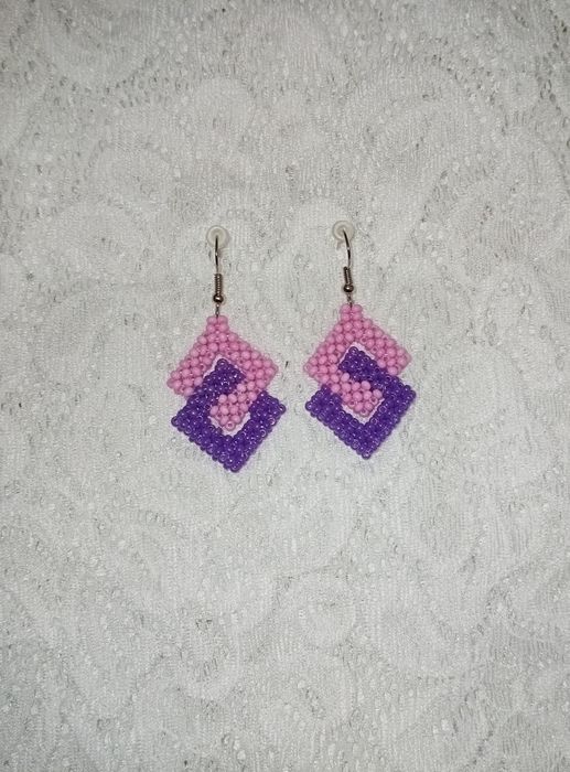 Сережки з бісеру