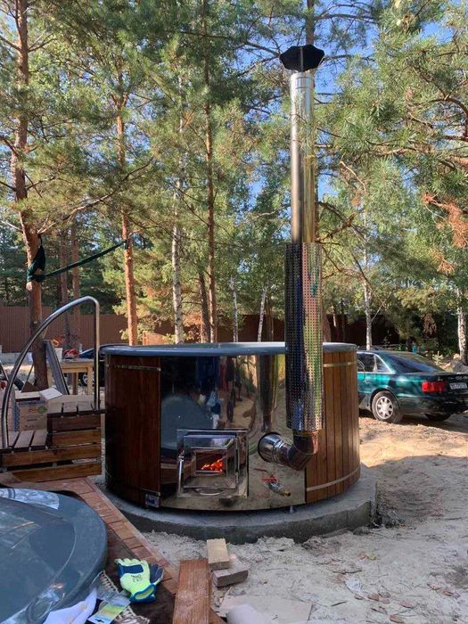 Чан на дрова Спа купіль мобільна Спа комплекс Баня Сауна