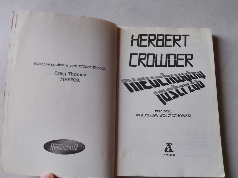 H. Crowder "Nieuchwytny jastrząb" 1990