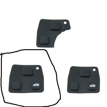 Borracha tecla P/ comando da chave toyota