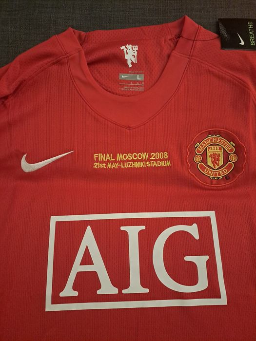Camisola retro Manchester United 2007-08 Champions L