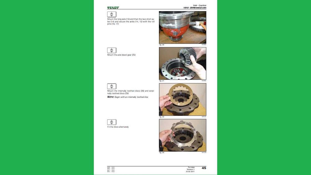 FENDT 800 vario s4 instrukcja napraw SERWISOWA warsztatowa