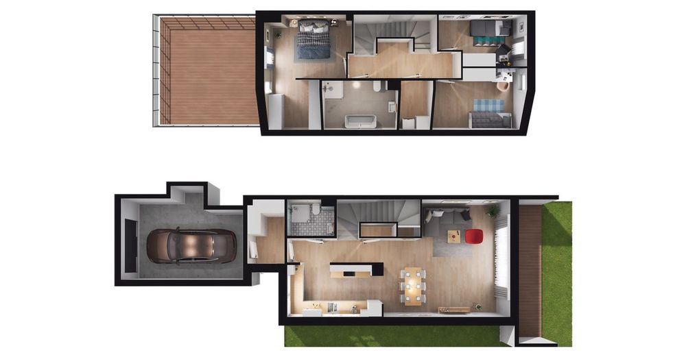 4-pokojowy dom 122m2 + ogródek Bez Pośredników