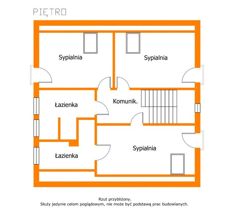 Dom wolnostojący 117,78 m² | całkowita 200 m²