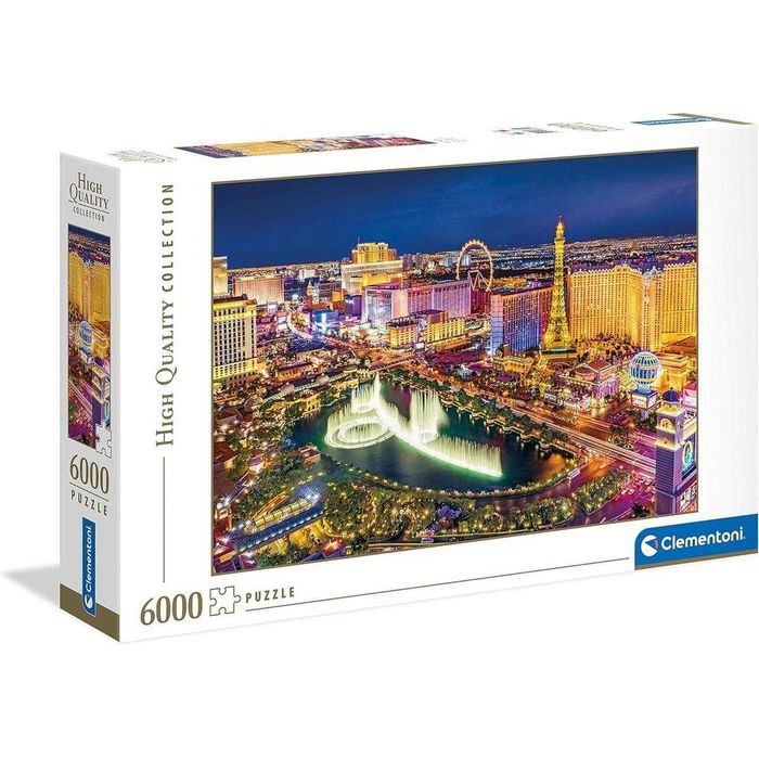 Clementoni Puzzle 6000 Las Vegas Novo Selado