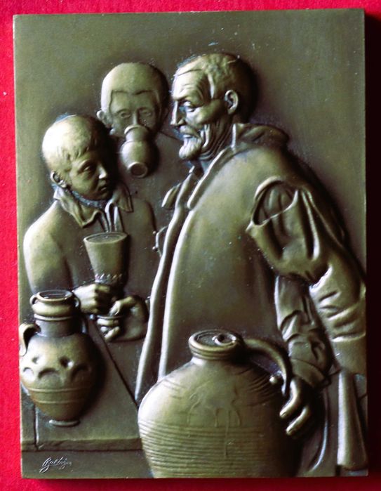 Aguador de Sevilha de Velázquez medalha de Baltazar