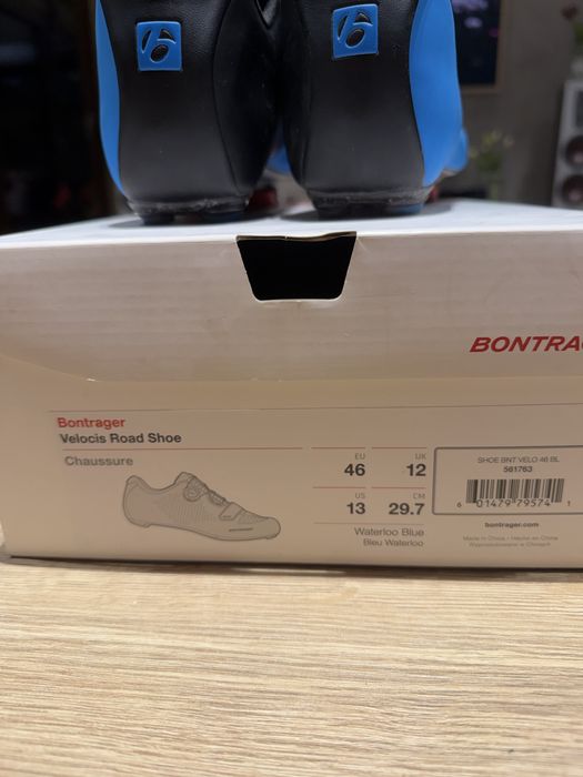 Buty szosowe Bontrager Velocis Waterloo Blue rozmiar  46