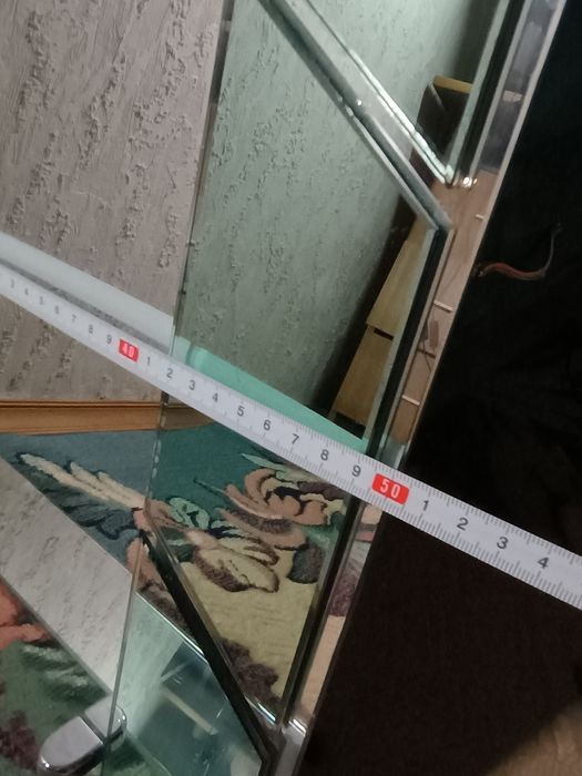 Зеркало в ванную комнату б/у  65×49