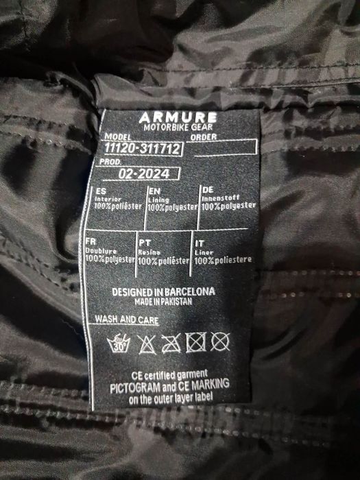 Casaco Armure para Motociclismo – Como Novo | Tamanho L