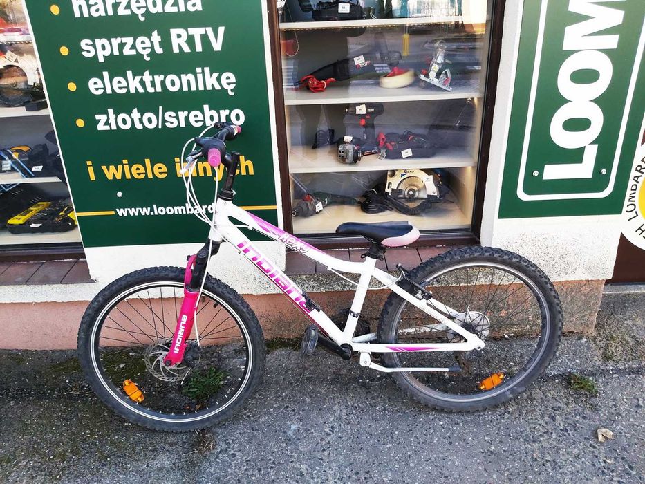 Rower Indiana Roxy Koła 24" Biały LoombardNidzicaLombard