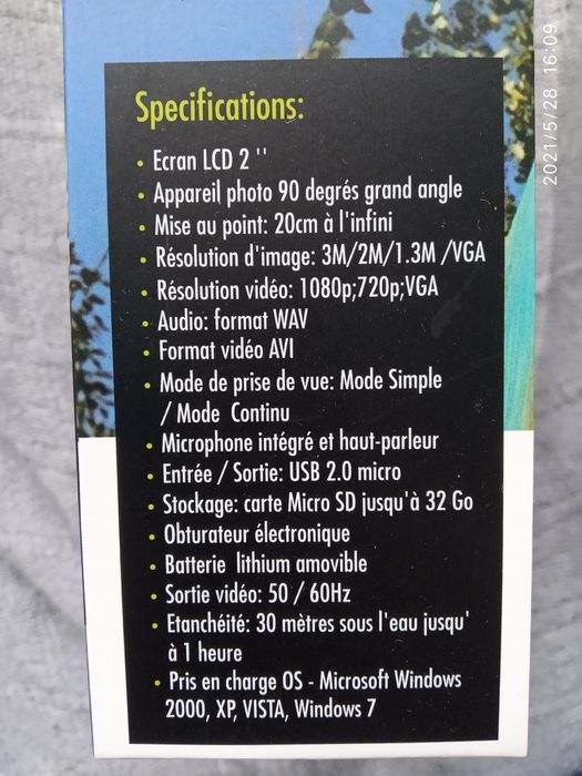 Camara para desportos Action Pro