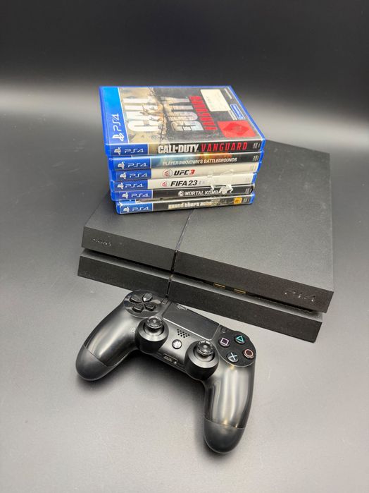 Konsola PS4 1 TB pad plus 6 gier