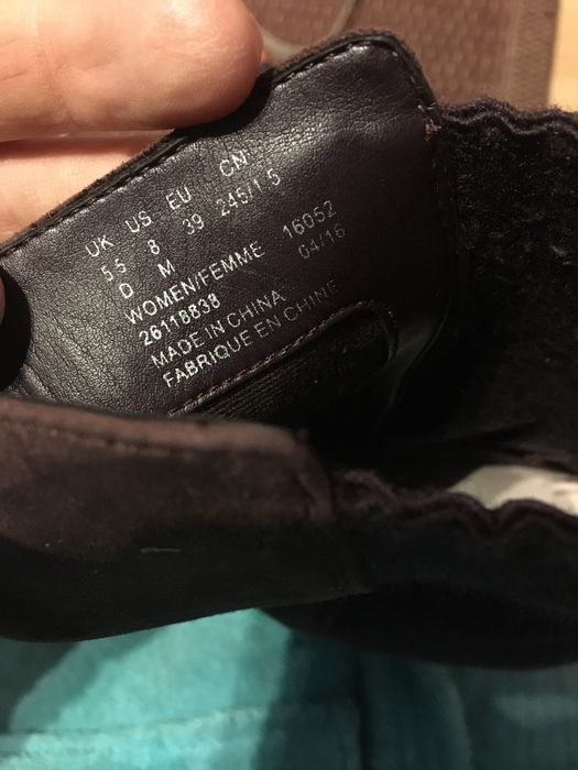 Clarks botki na obcasie 39