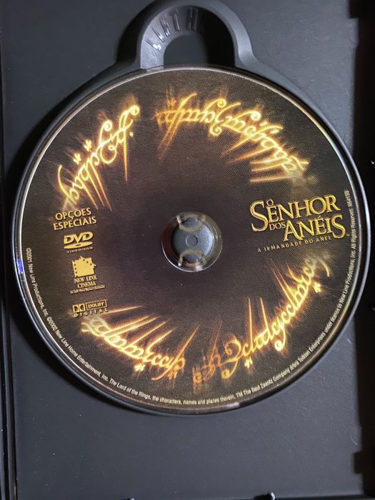 DVD duplo “O Senhor dos Anéis - A Irmandade do Anel”