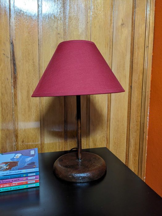 Candeeiro de mesa Bordeaux/Vermelho-escuro (35cm / 2 disponíveis)