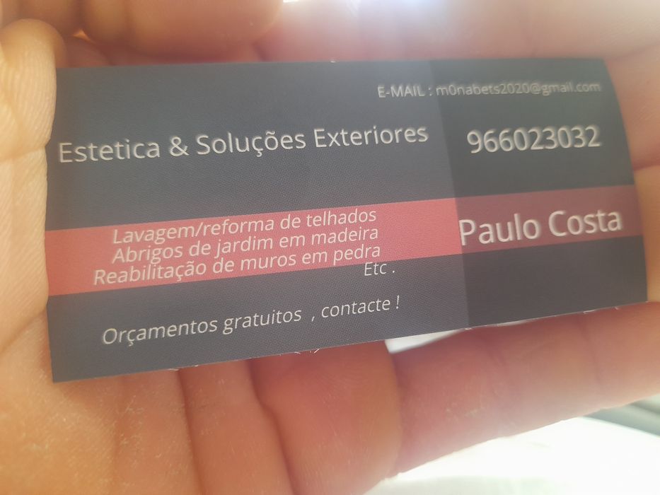 Trabalho de restauro e melhoria estética de sua casa!
