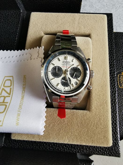 Zegarek Forzo EnduraTimer Chronograph Panda Dial full set