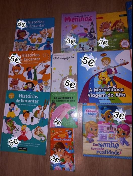 Varios livros infantis