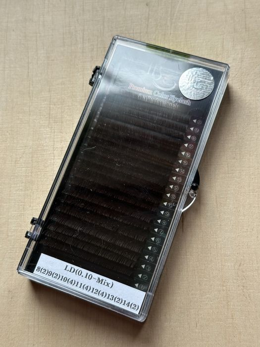 Вії для нарощування Premium Mink  i-Beauty  LD 0.07