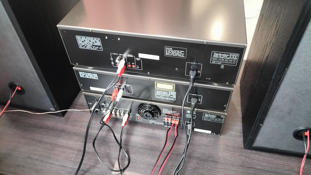 Wieża Technics Amplituner CD Deck