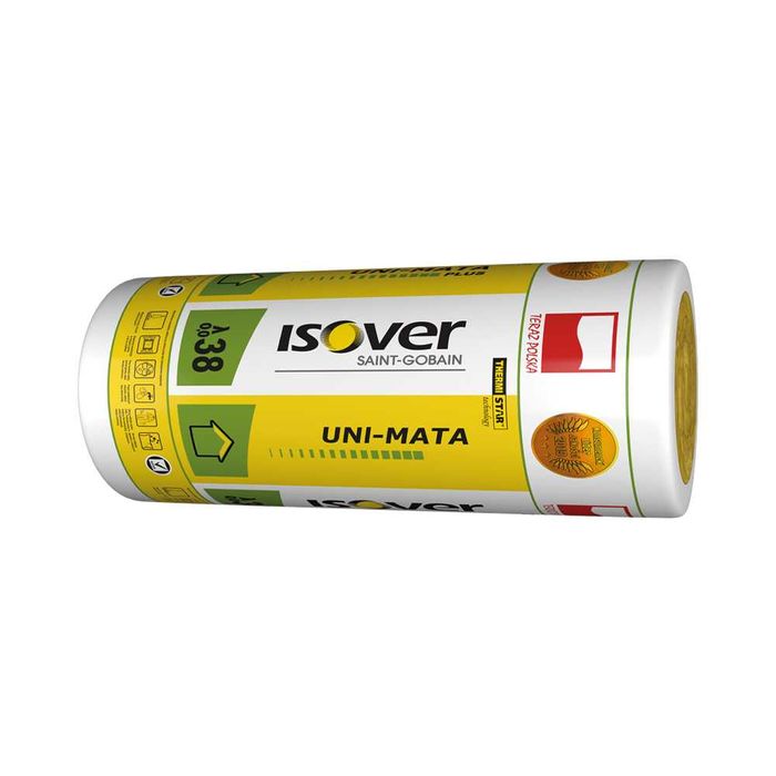 WEŁNA mineralna  ISOVER Uni-Mata 038 20cm, transport cały kraj!