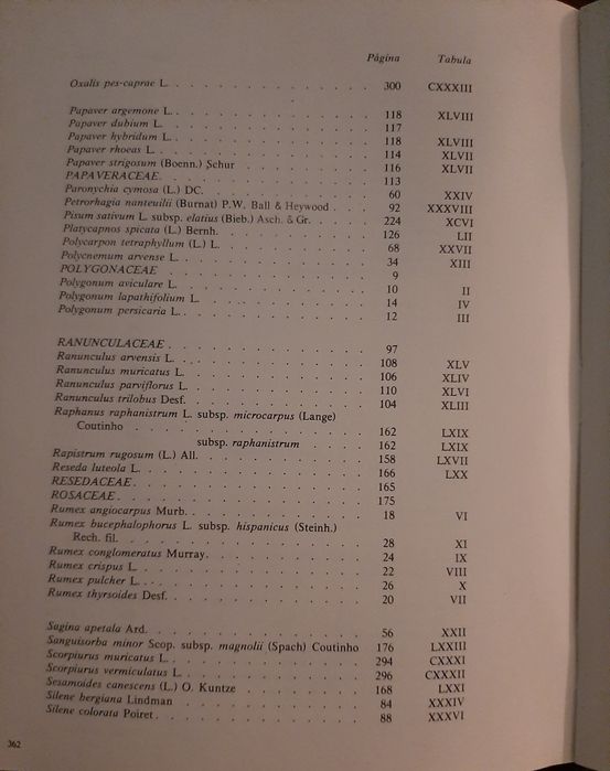 Catálogo das plantas infestantes das searas de trigo - VOLUME 1