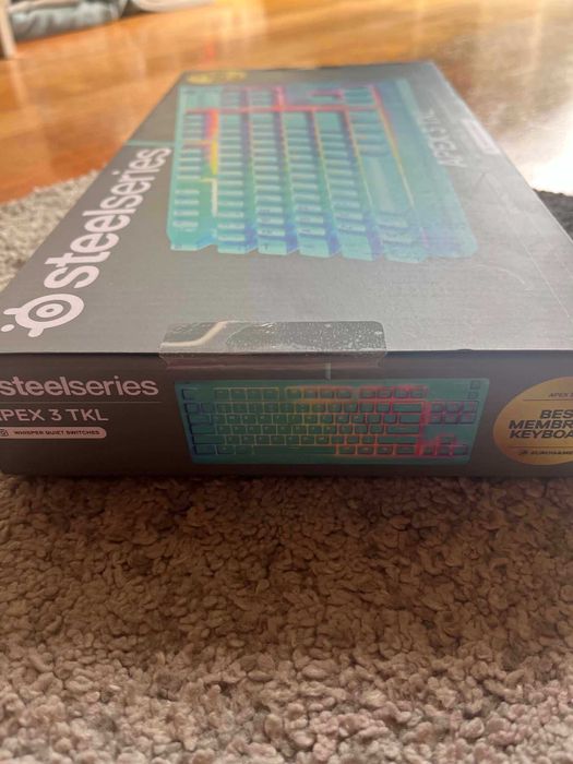 Nowa Klawiatura SteelSeries Apex 3 TKL US Niebieska