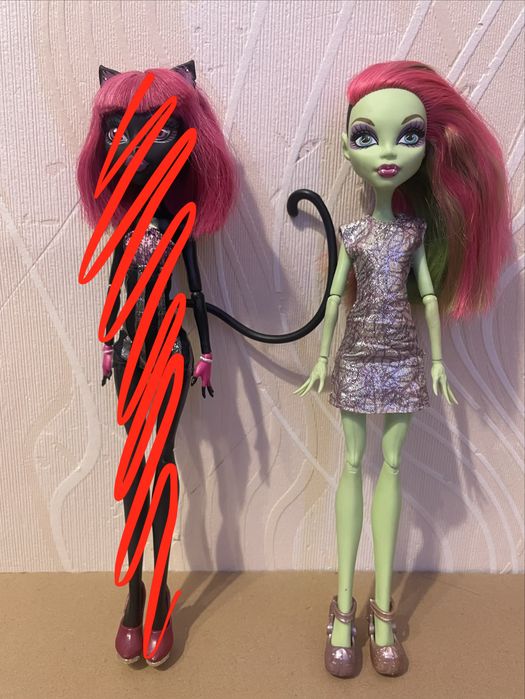 monster high catty noir, venus mcflytrap / монстер хай кетти нуар, венера мухоловка