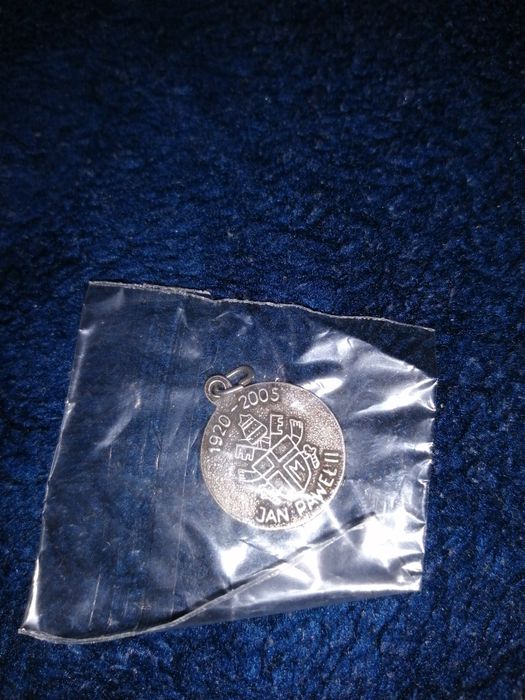 Medalik Jan Paweł II papież nowy folia