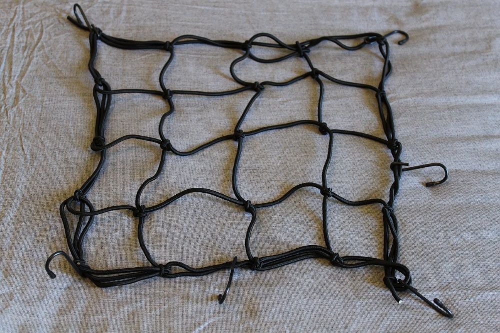 Rede elástica preta aranha carga