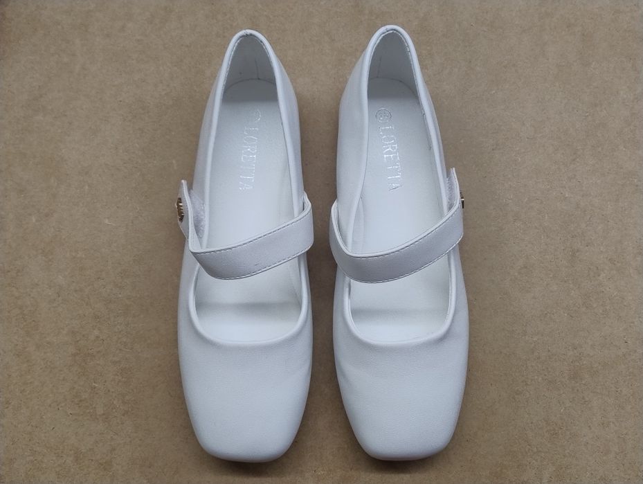 Туфлі балетки білі 36 розмір