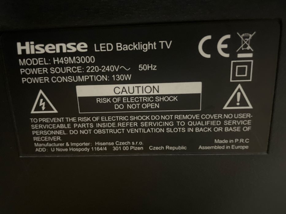 Smart TV UHD Hisense 49”
