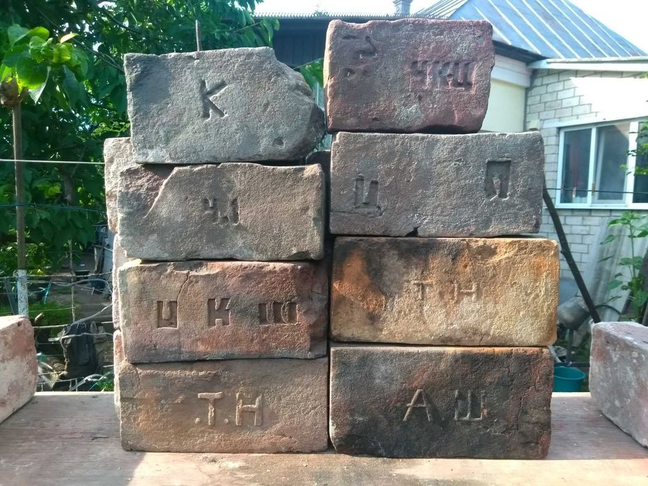 Старинный кирпич 150 шт. Старовинна цегла.Декор Стиль лофт. Дизайн