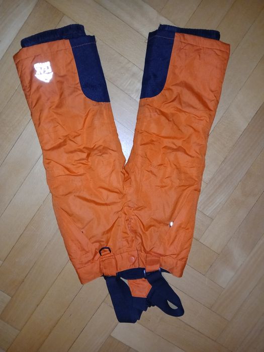Spodnie narciarskie pomarańczowe 86 92