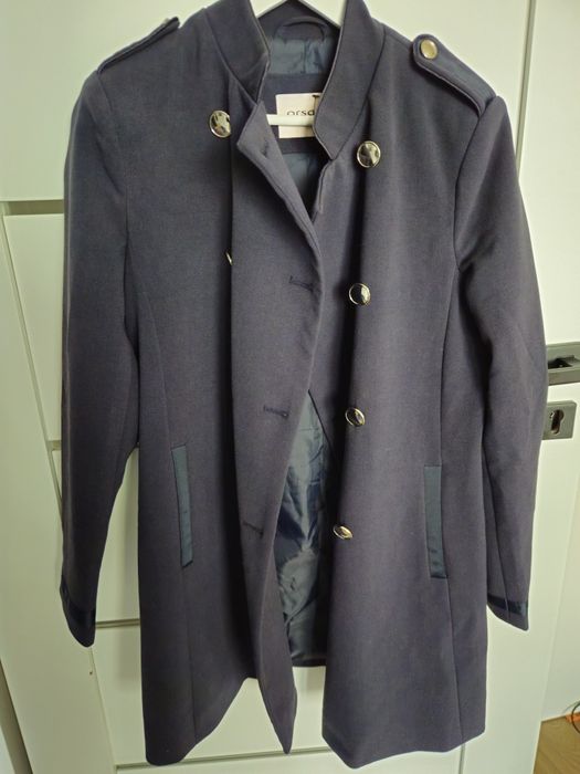 Płaszcz wiosenny Orsay r36 granatowy