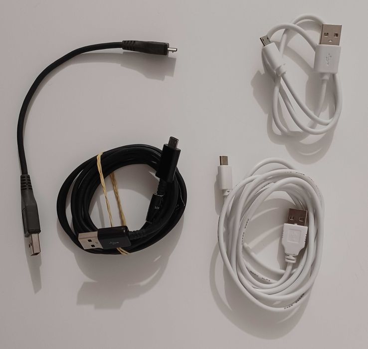 Cabos USB A para Micro USB - Carregamento Telemóveis