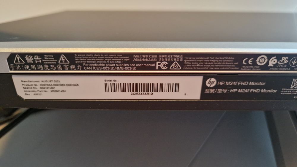 Monitor HP M24f 24″ – idealny stan, odbiór Murowana Goślina