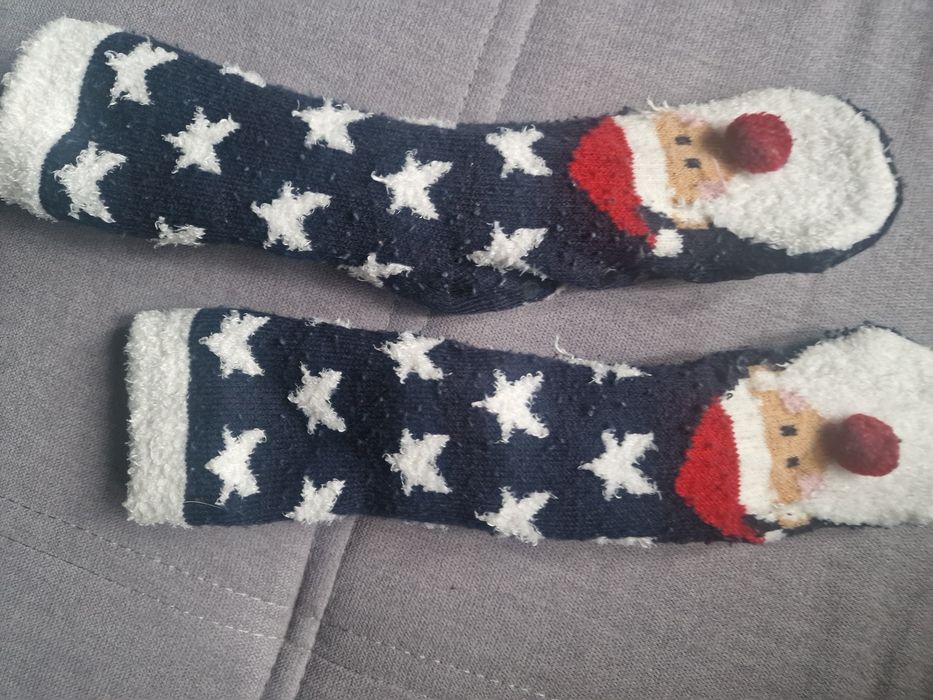 Skarpety cieple mikolaje smukee