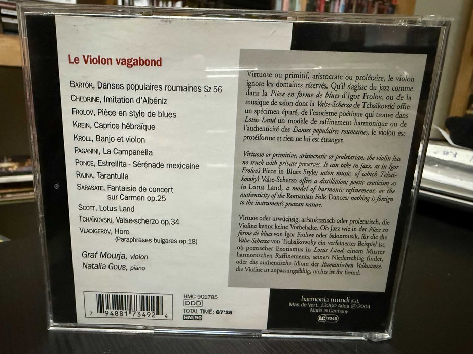 Bartok, Paganini, etc – The Wandering Violin – Graf Mourja, Natalia Gous64586342222979122