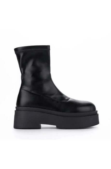 Ботинки ботильоны на платформе зимние