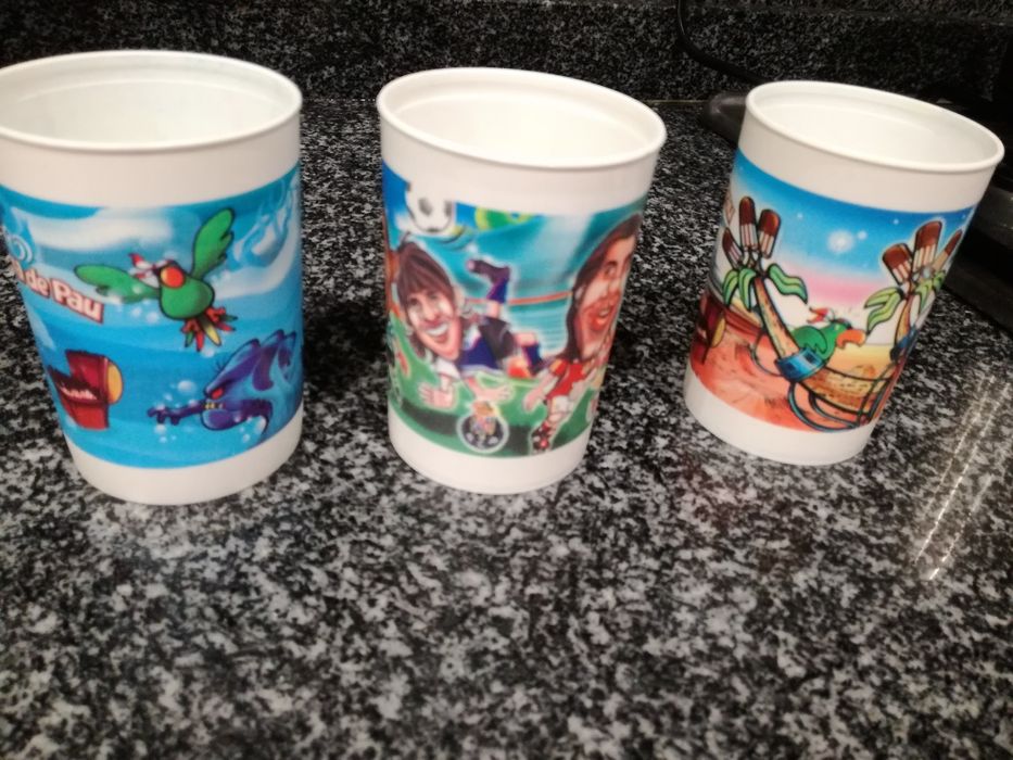 Copo gelado Olá perna de pau para colecionadores