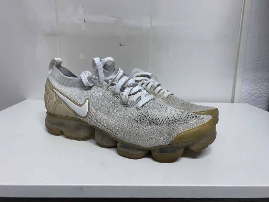 Nike Air Vapormax Flyknit Brancos – Tamanho 44