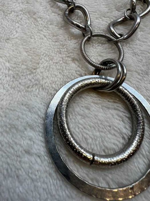 Naszyjnik Basic casual serca serduszka metal metalowy grunge 2