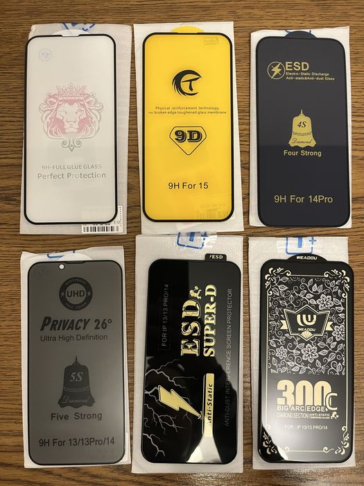 Szkło hartowane do IPhone 13/13 pro/14/14 pro/15/15 pro