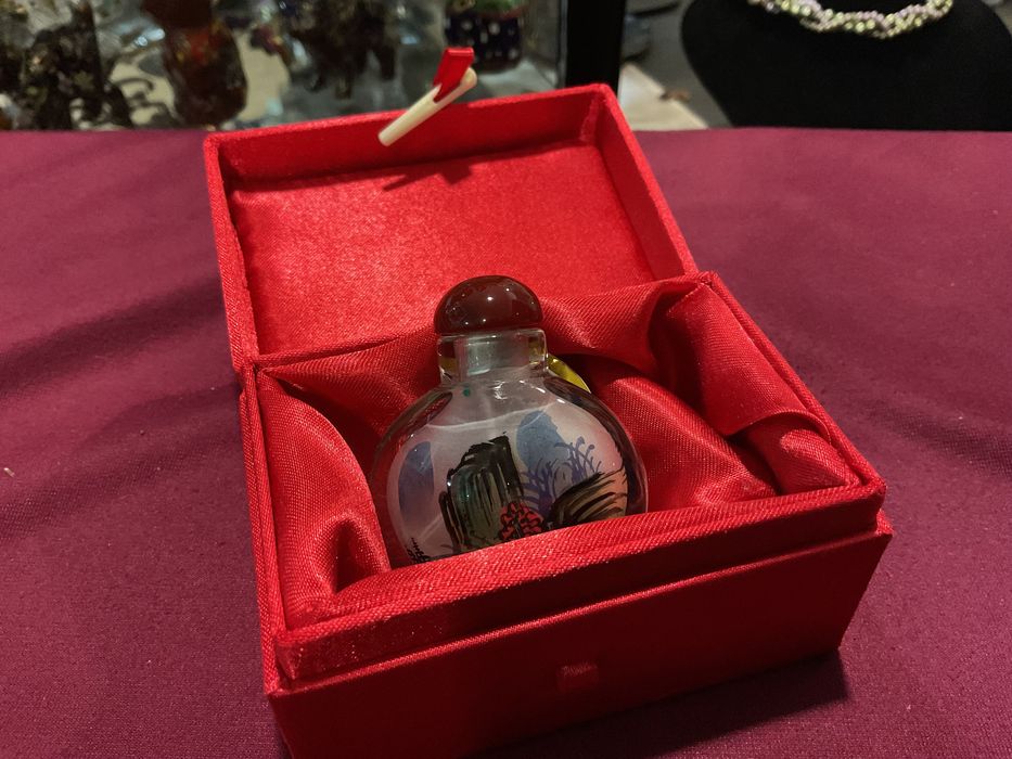 Snuff bottle oriental 5,5 cm   Sem caixa