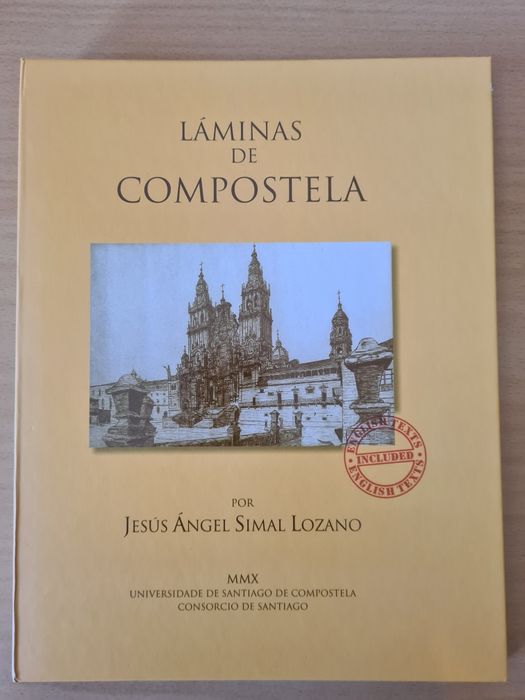Livro "Láminas de Compostela" de Jesús Ángel Simal Lozano