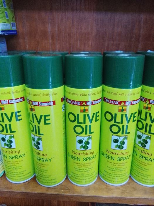 Óleo de cabelo em spray