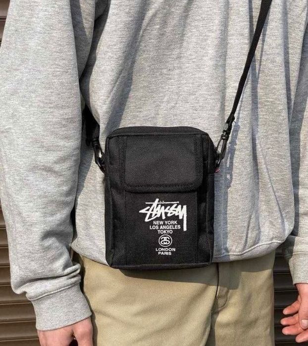 Сумка через плече месенджер Stussy